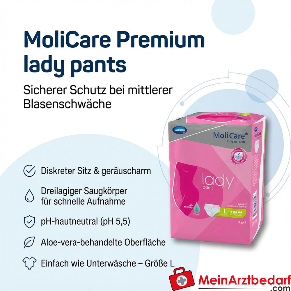 MoliCare Premium Lady Pants Gr. L Inkontinenzhose mittel