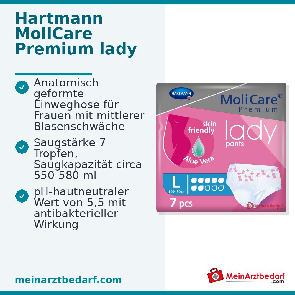 MoliCare Premium señora Pantalón 7 gotas talla L