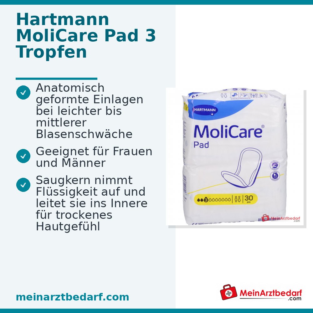 MoliCare Pad 3 krople wkładki 6 x 28 sztuk