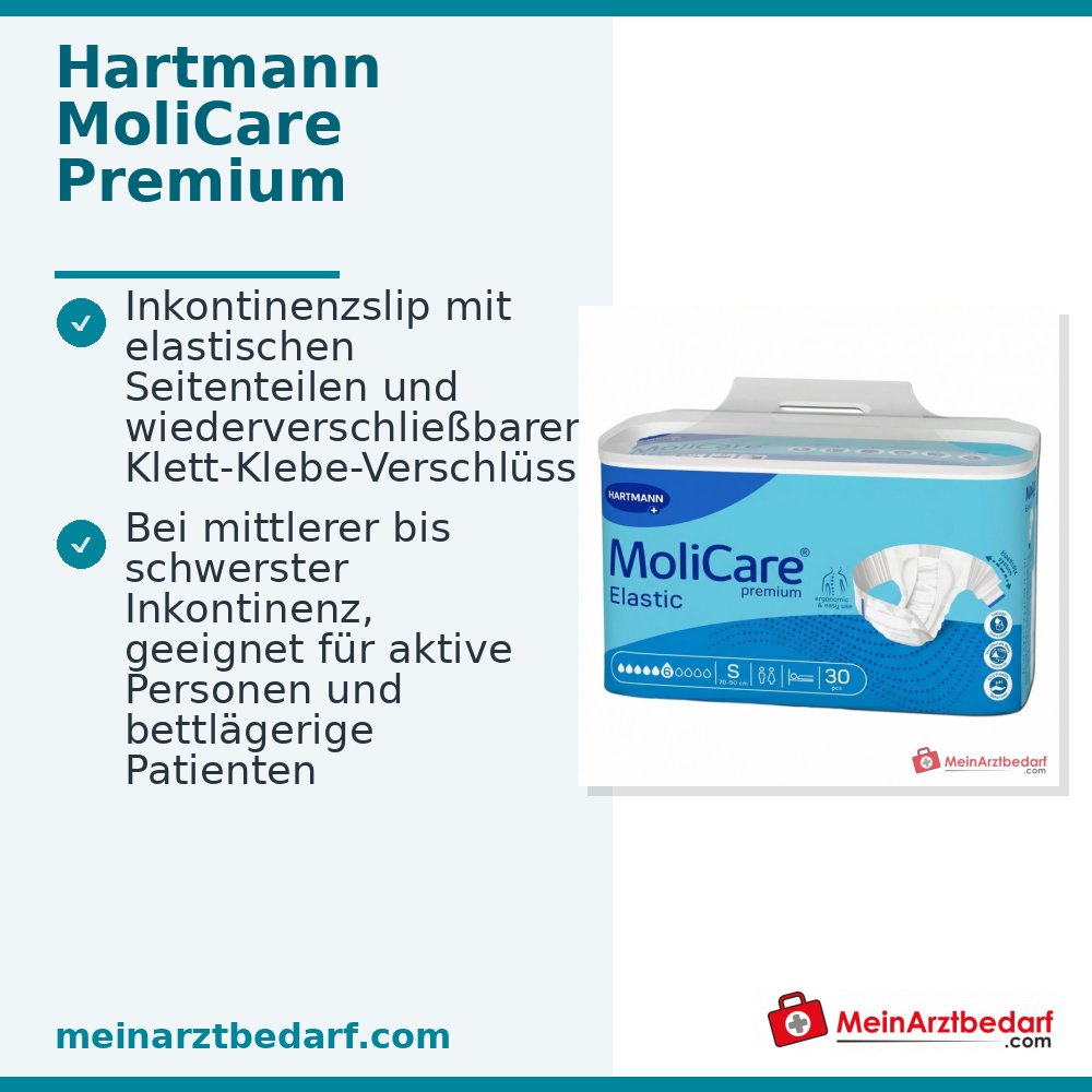 MoliCare Premium Elastische incontinentieslip 5 druppels maat L 30 stuks