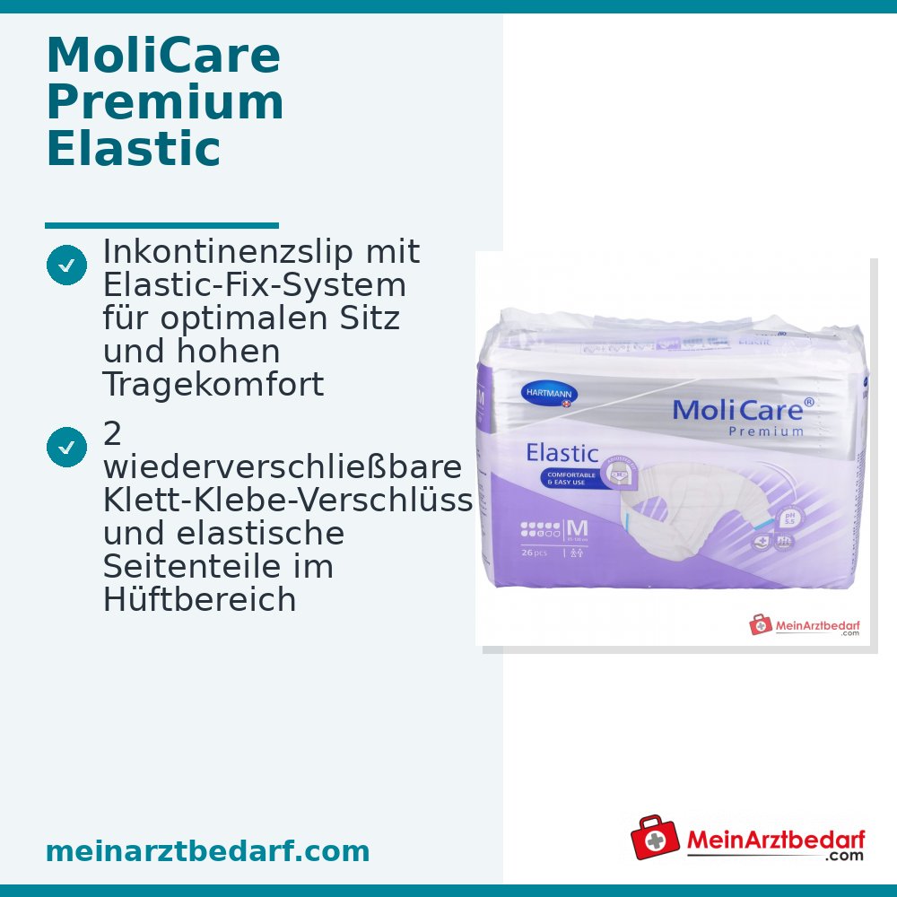 MoliCare Premium Elastic 8 druppels incontinentieslip maat M