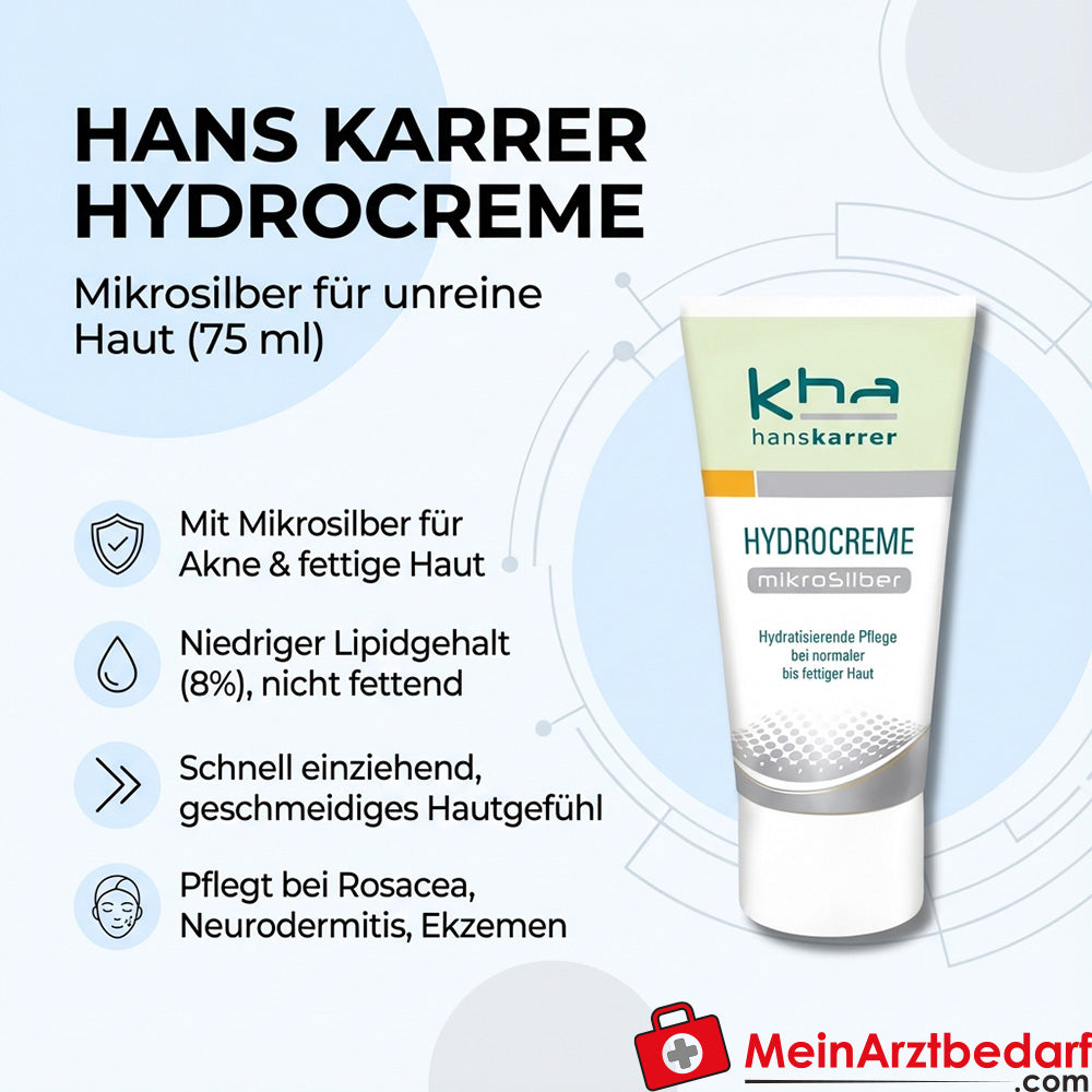 HANS KARRER Hydro Cream Microsilver Cream 75 ml