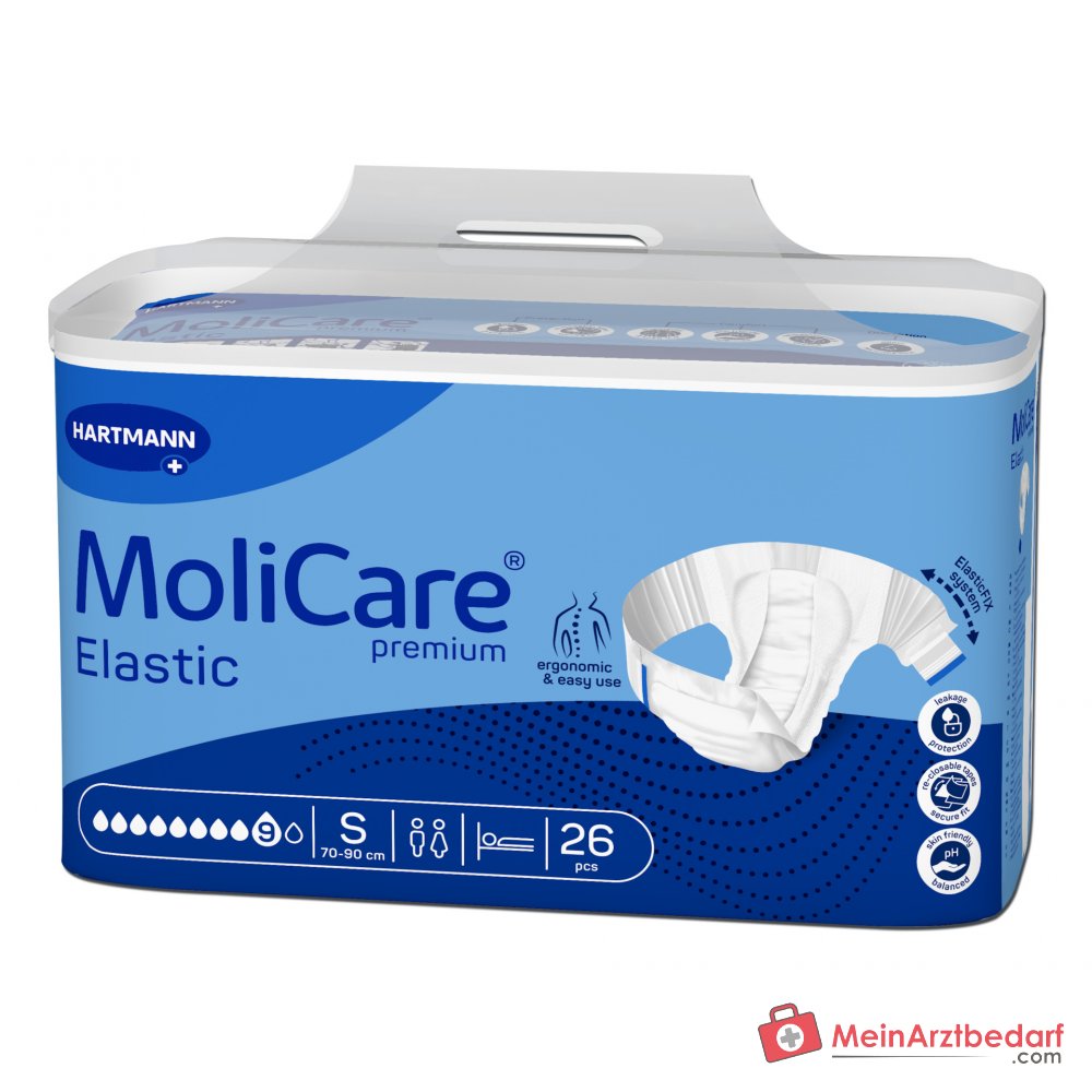 MoliCare Premium Elastische incontinentieslip 8 druppels maat S (70-90 cm)