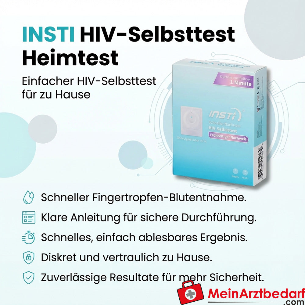 INSTI HIV-Selbsttest Heimtest 1 Test