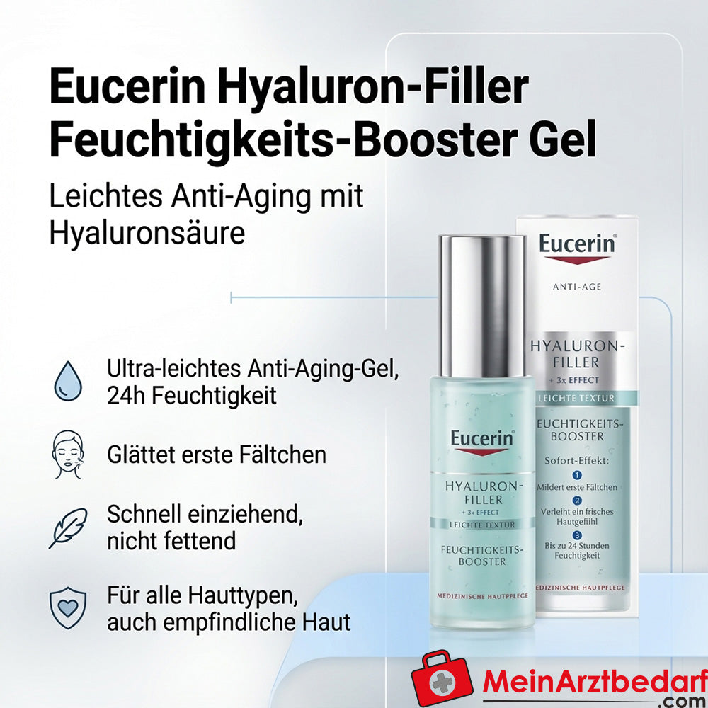 Eucerin Hyaluron-Filler Hydraterende Booster Hyaluronzuur Gel 30 ml
