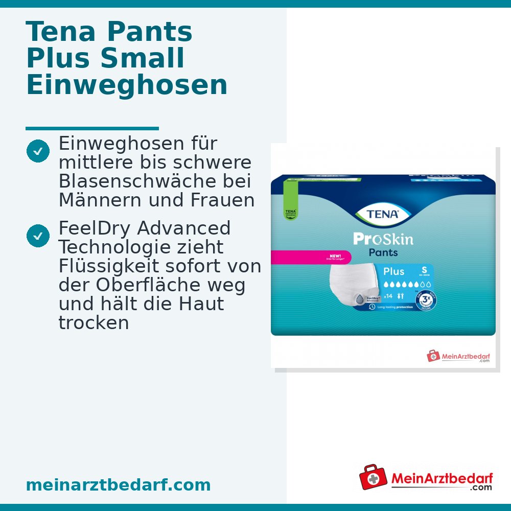 TENA Pants Plus Culotte à usage unique taille S Culotte à usage unique unisexe