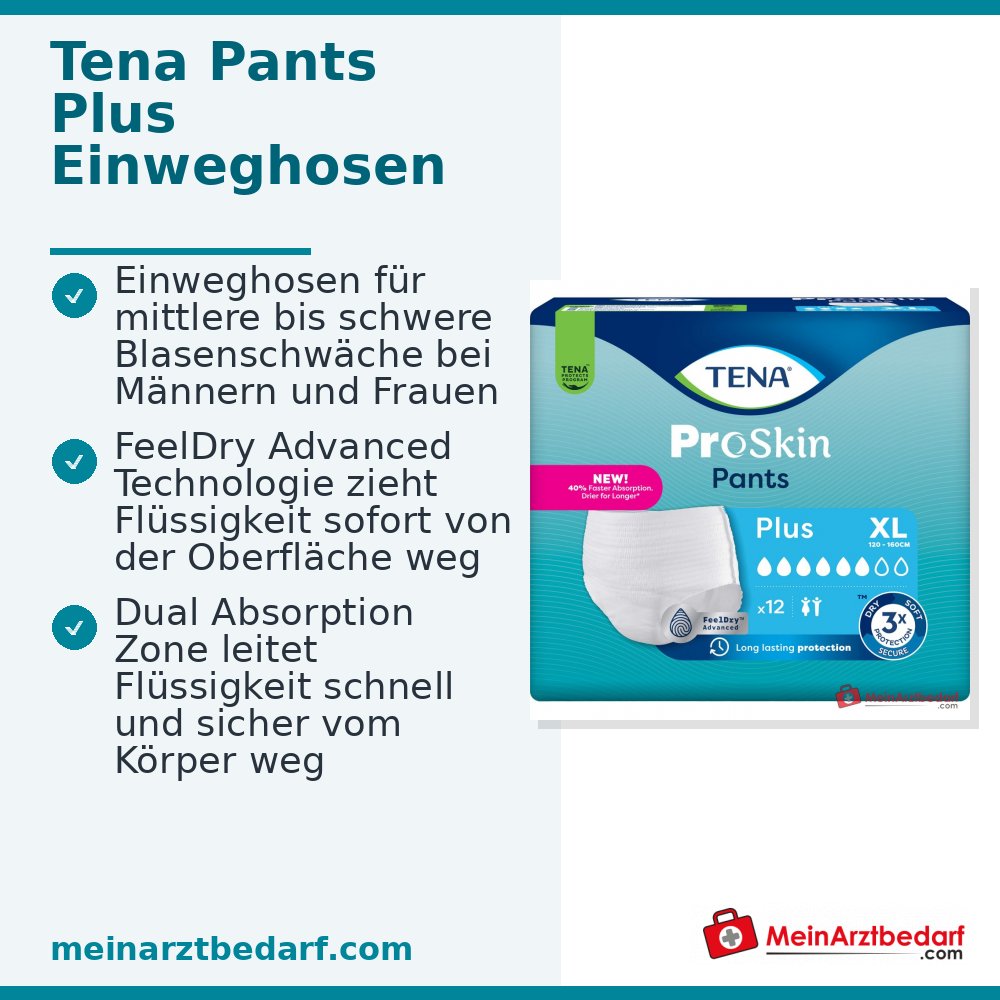TENA Pants Plus wegwerpbroekje maat XL Incontinentie
