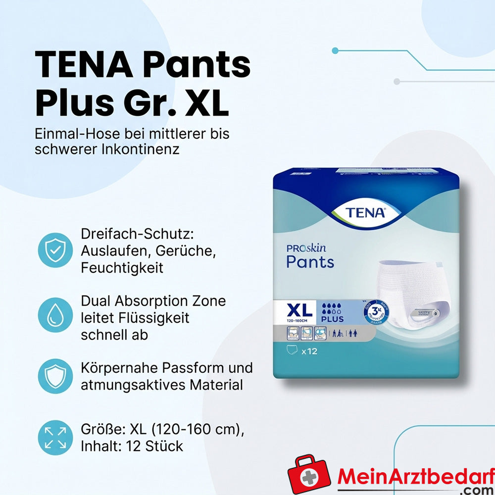 TENA Pants Plus wegwerpbroekje maat XL Incontinentie