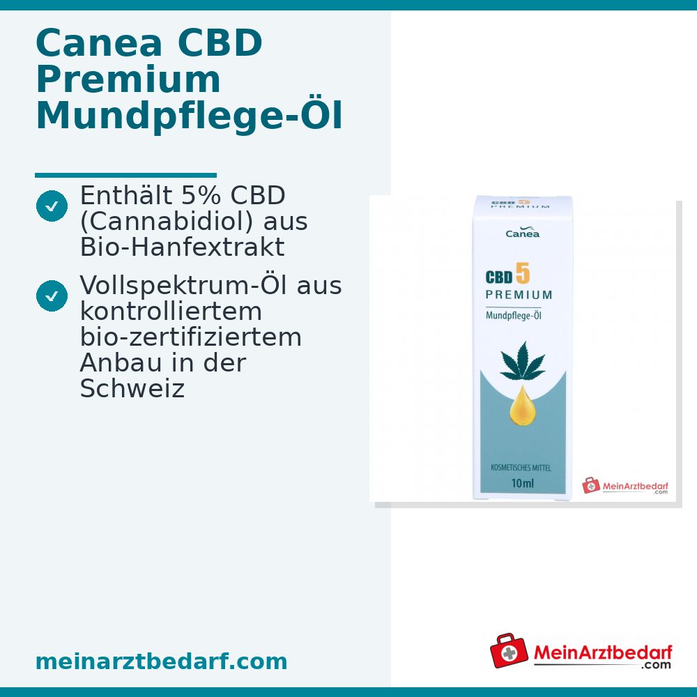 Canea CBD 5% volspectrum mondverzorgingsolie 10 ml
