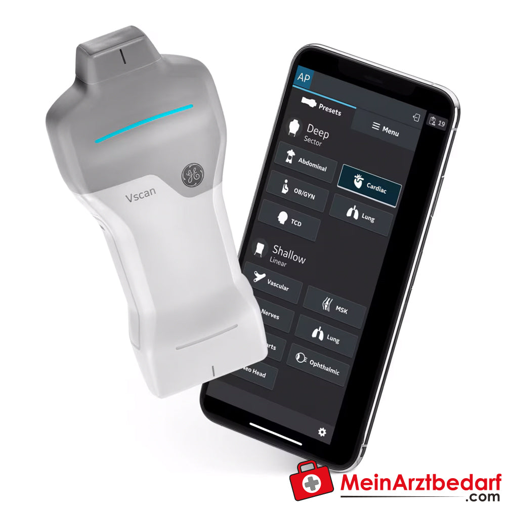 Vscan Air SL Hand-Ultraschallsystem mit Sektor-Linear-Dualsonde