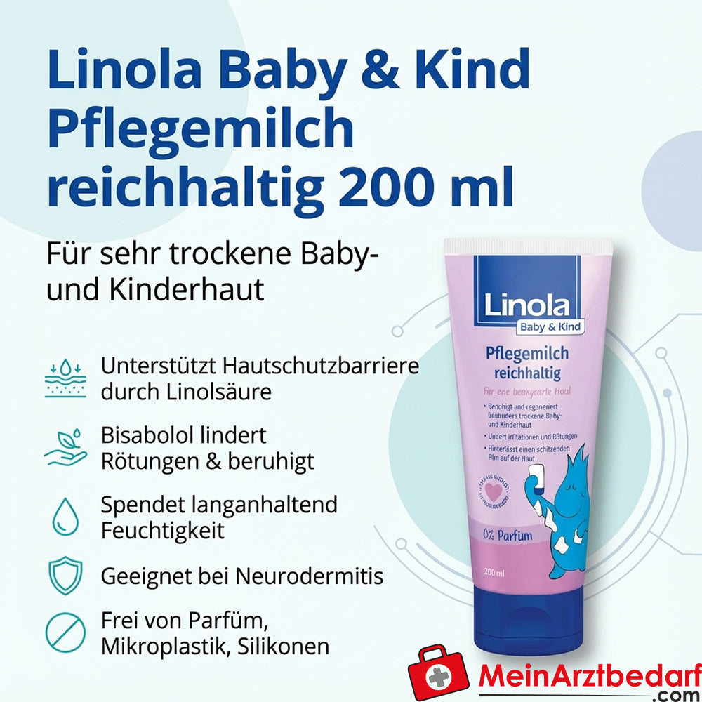 Linola Baby & Child Care Mleczko bogate w kwas linolowy Lotion 200 ml