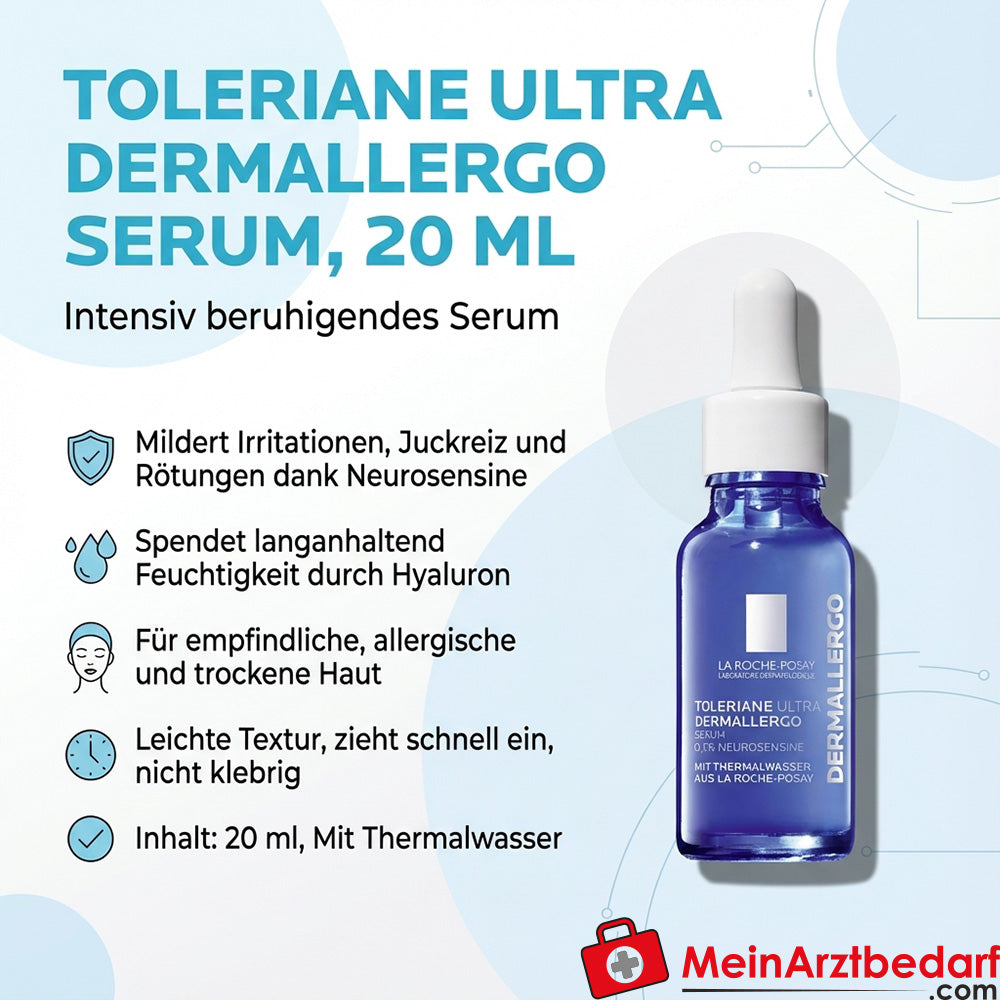 La Roche Toleriane Ultra Dermallergo Serum Neurosensine Hyaluron 20 ml
