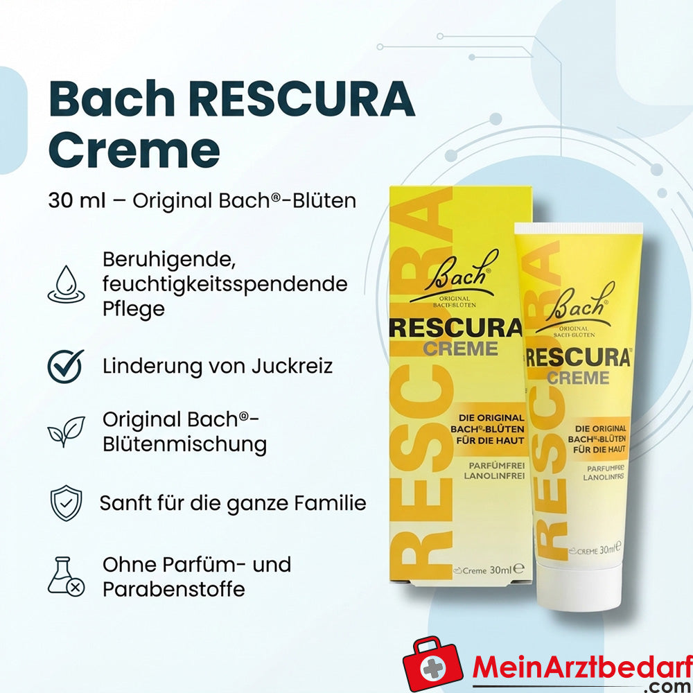 Bach RESCURA Crème 30 ml homeopathische Bach bloemen voor droge huid