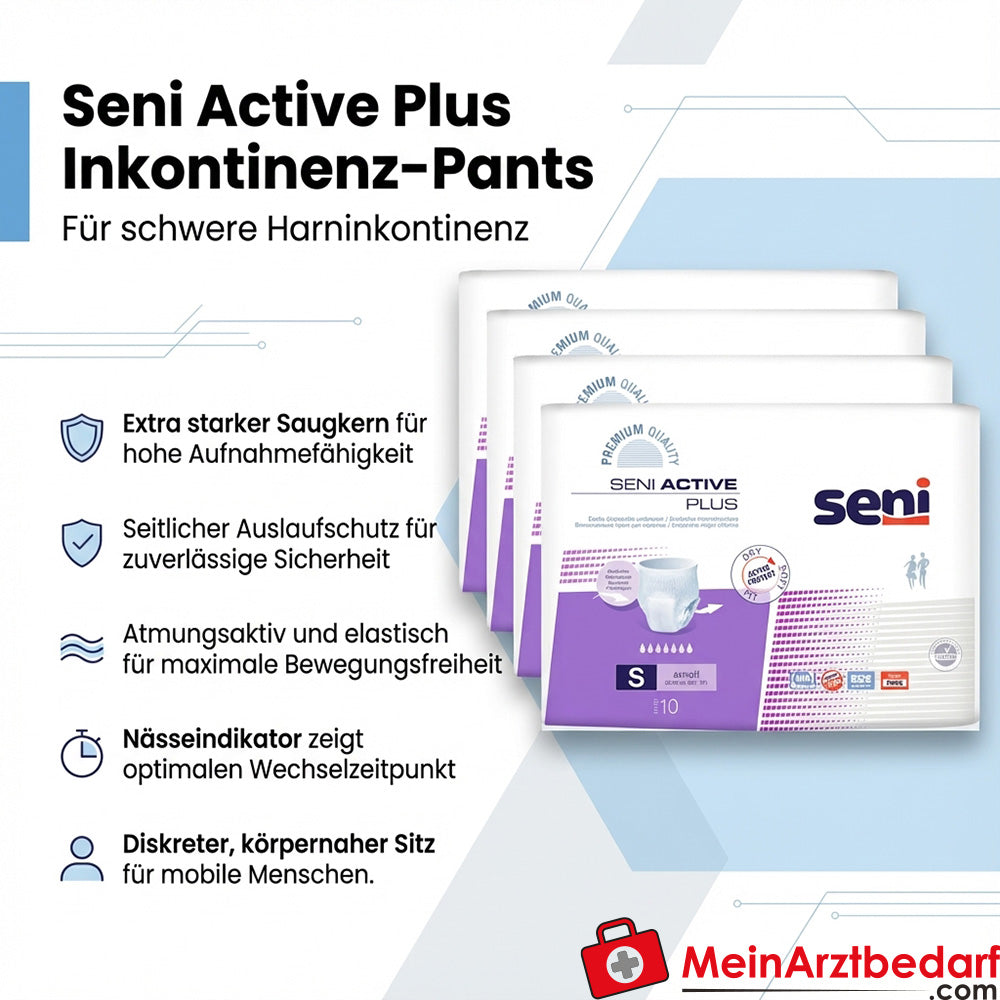 Seni Active Plus Incontinence Pants Extra Strong dla ciężkiego nietrzymania moczu