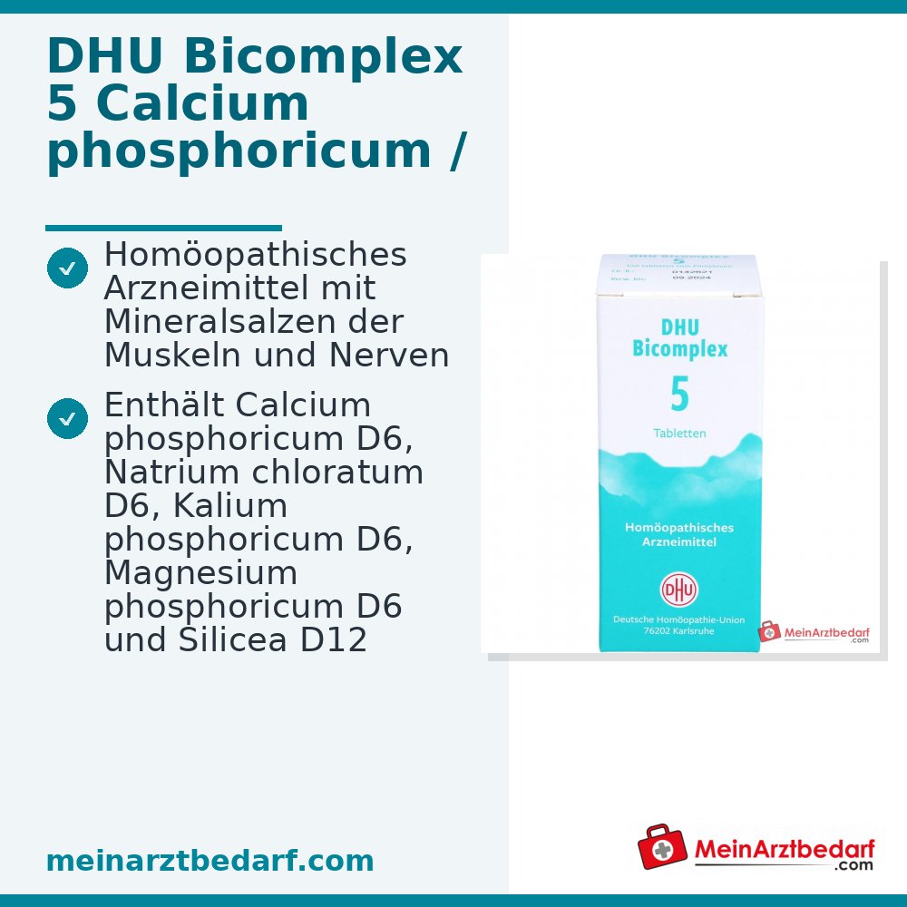 DHU Bicomplex 5 Mineraalzouten Tabletten (calcium phosphoricum, kalium phosphoricum, natrium chloratum)
