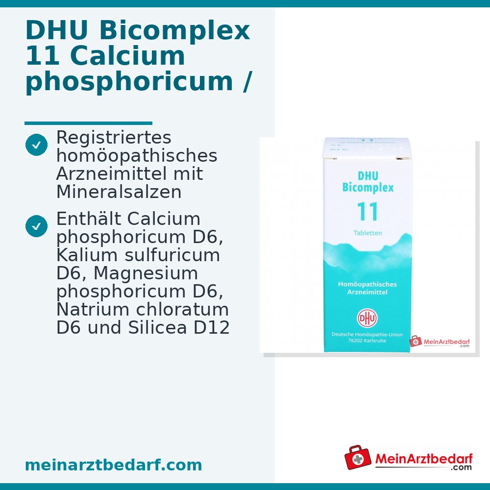 DHU Bicomplex 11 tabletek soli mineralnych D6/D12