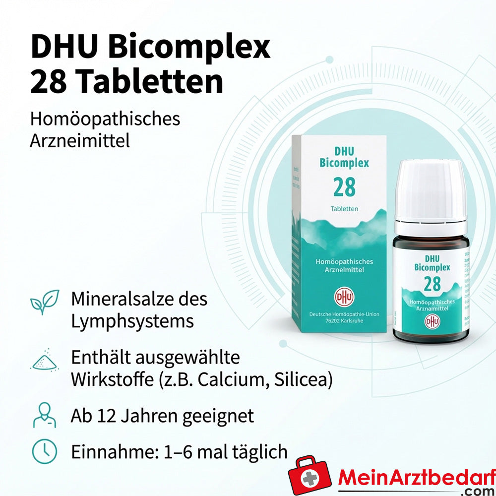 DHU Bicomplex 28 Tabletten mit Calcium fluoratum D12