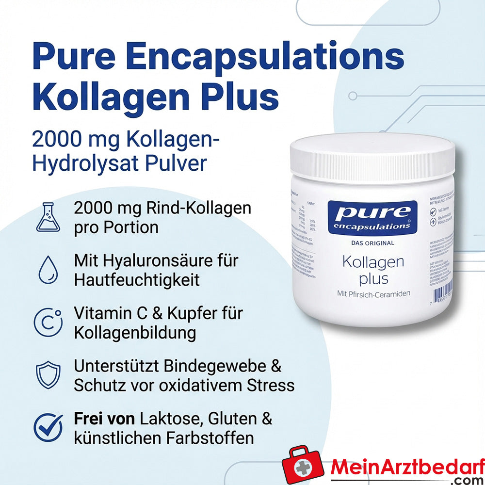 Pure Encapsulations Kollagen Plus 2000 mg Kollagen-Hydrolysat Pulver