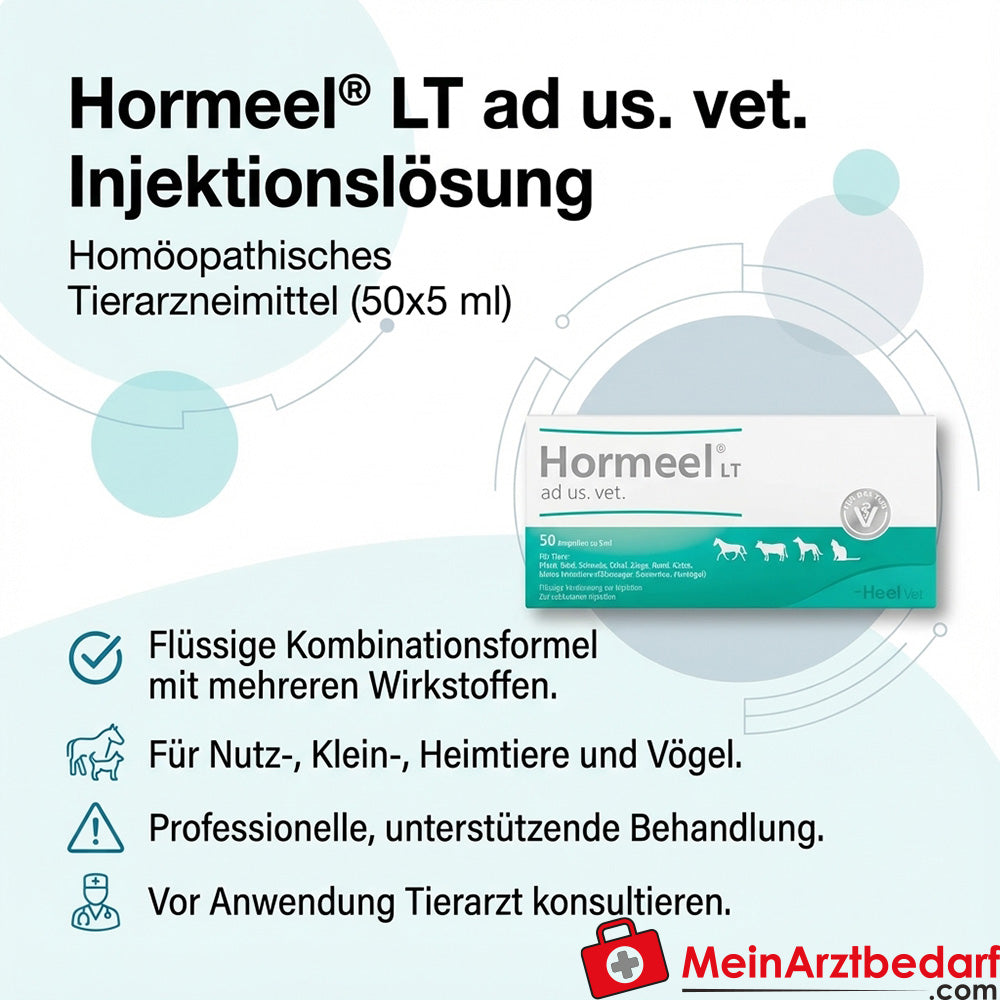 Hormeel LT ad us. vet. Kombinationshomöopathikum Injektionslösung 50 x 5 ml
