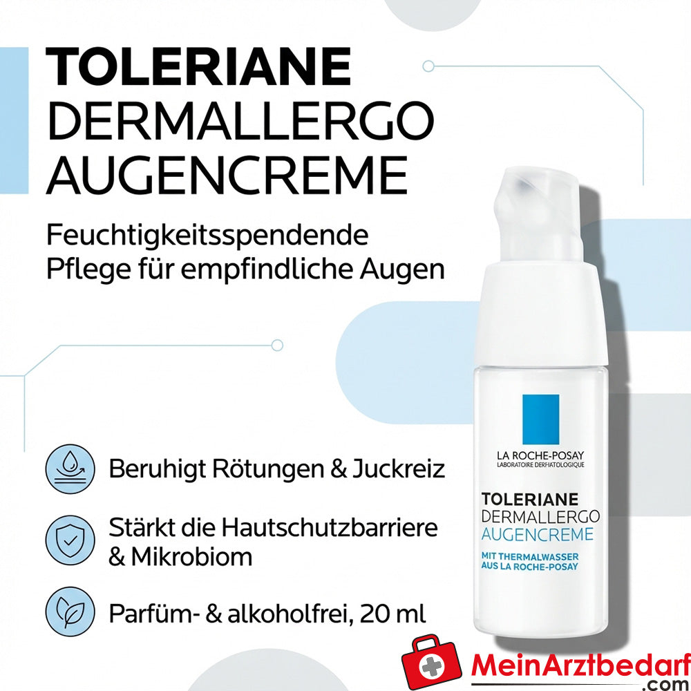 Toleriane Dermallergo Augencreme Niacinamid Squalan 20 ml