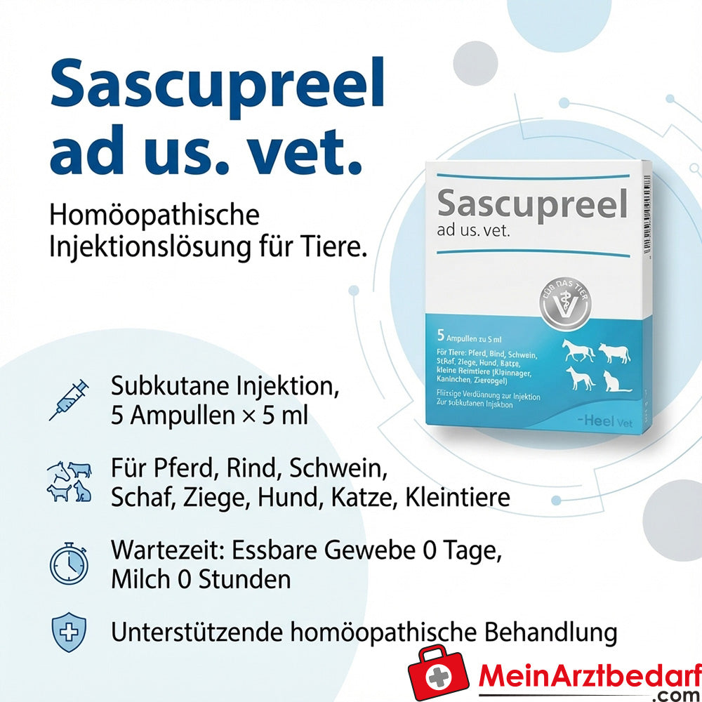 Sascupreel ad us vet 5 x 5 ml