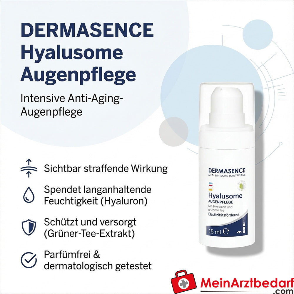 DERMASENCE Hyalusome Oogverzorging Hyaluronzuur Crème 15 ml