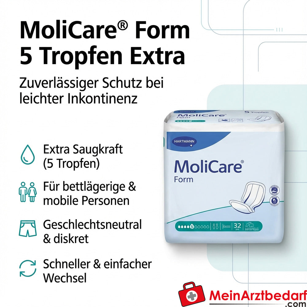 MoliCare Form 5 Drops Extra incontinentieverband medium absorptie