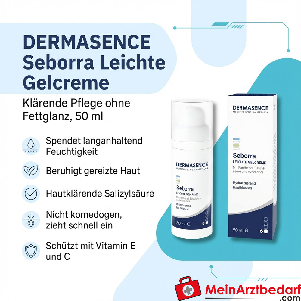 DERMASENCE Seborra Light Gel Crème met Salicylzuur 50 ml