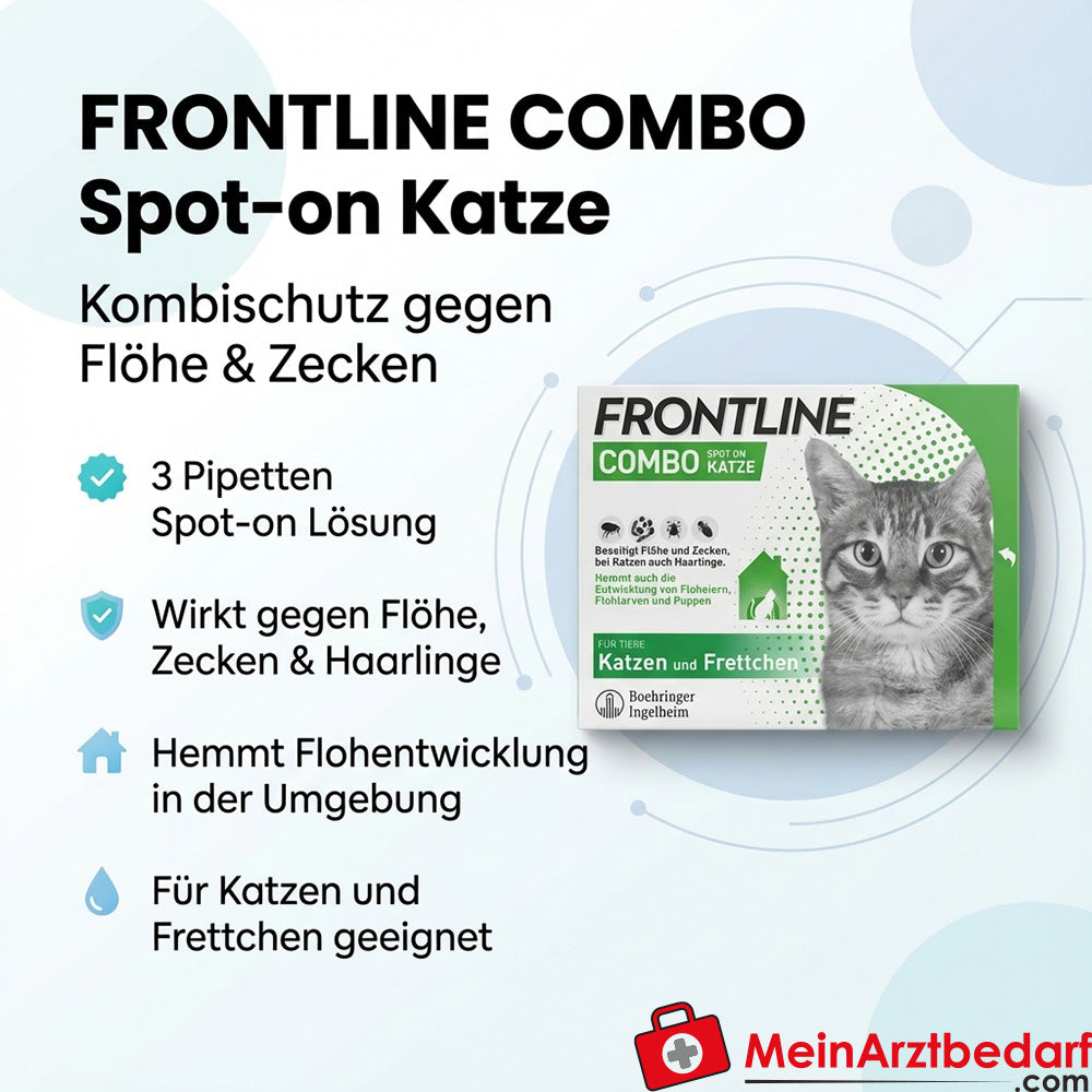 Frontline combo spot Katze, 3 St