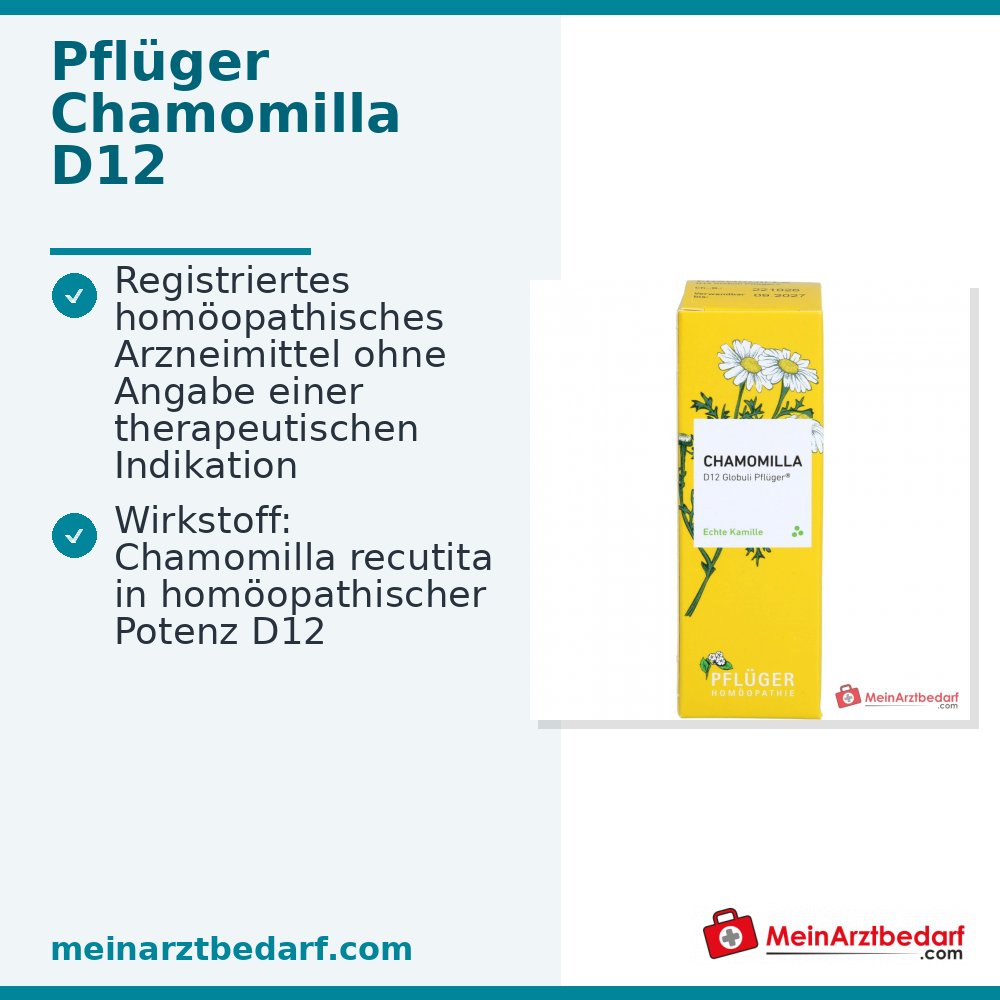 Pflüger Chamomilla recutita D12 Globuli Dosierspender 10 g