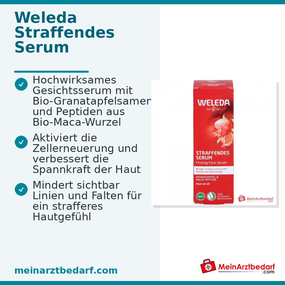 Weleda Verstevigend Gezichtsserum Granaatappel & Maca-Peptiden, 30 ml