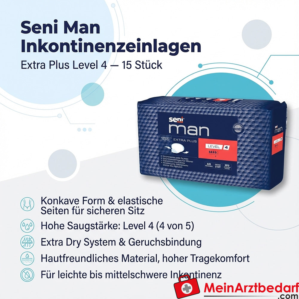 Seni Man podpaska na nietrzymanie moczu Extra Plus poziom 4 15 sztuk