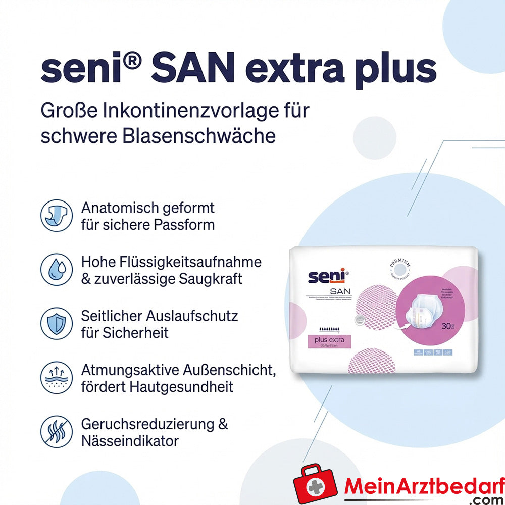 seni SAN extra plus Protections contre l'incontinence 37 x 69 cm