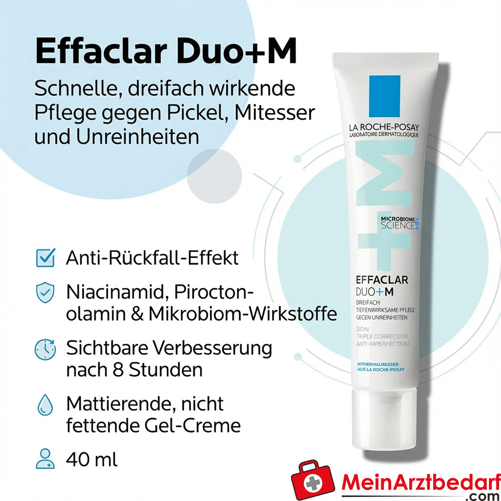 La Roche Effaclar Duo+M Żel-krem z niacynamidem i piroktonolaminą 40 ml