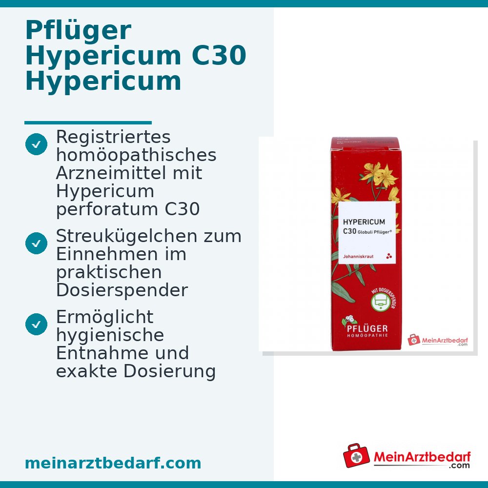 Pflüger Hypericum C30 Globuli 10 g