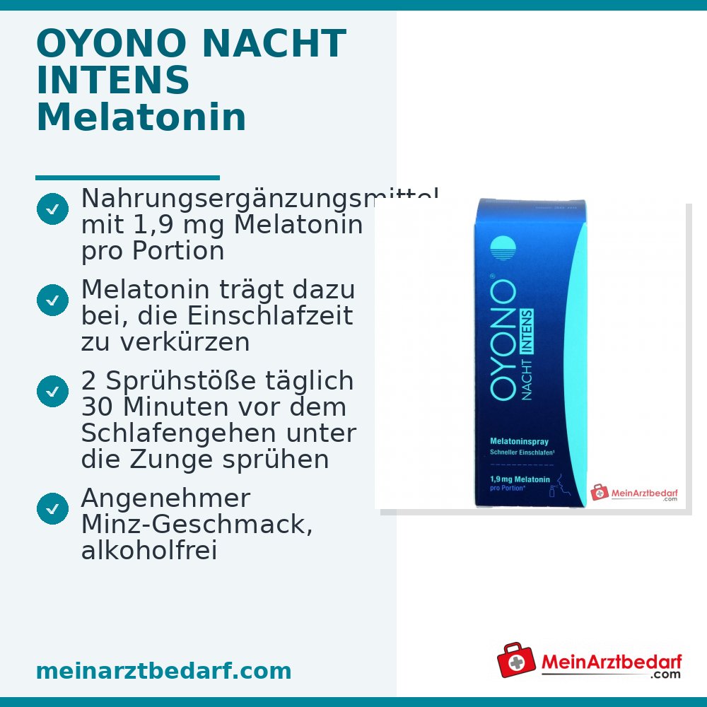 OYONO NACHT INTENS Melatonin Spray, 30 ml
