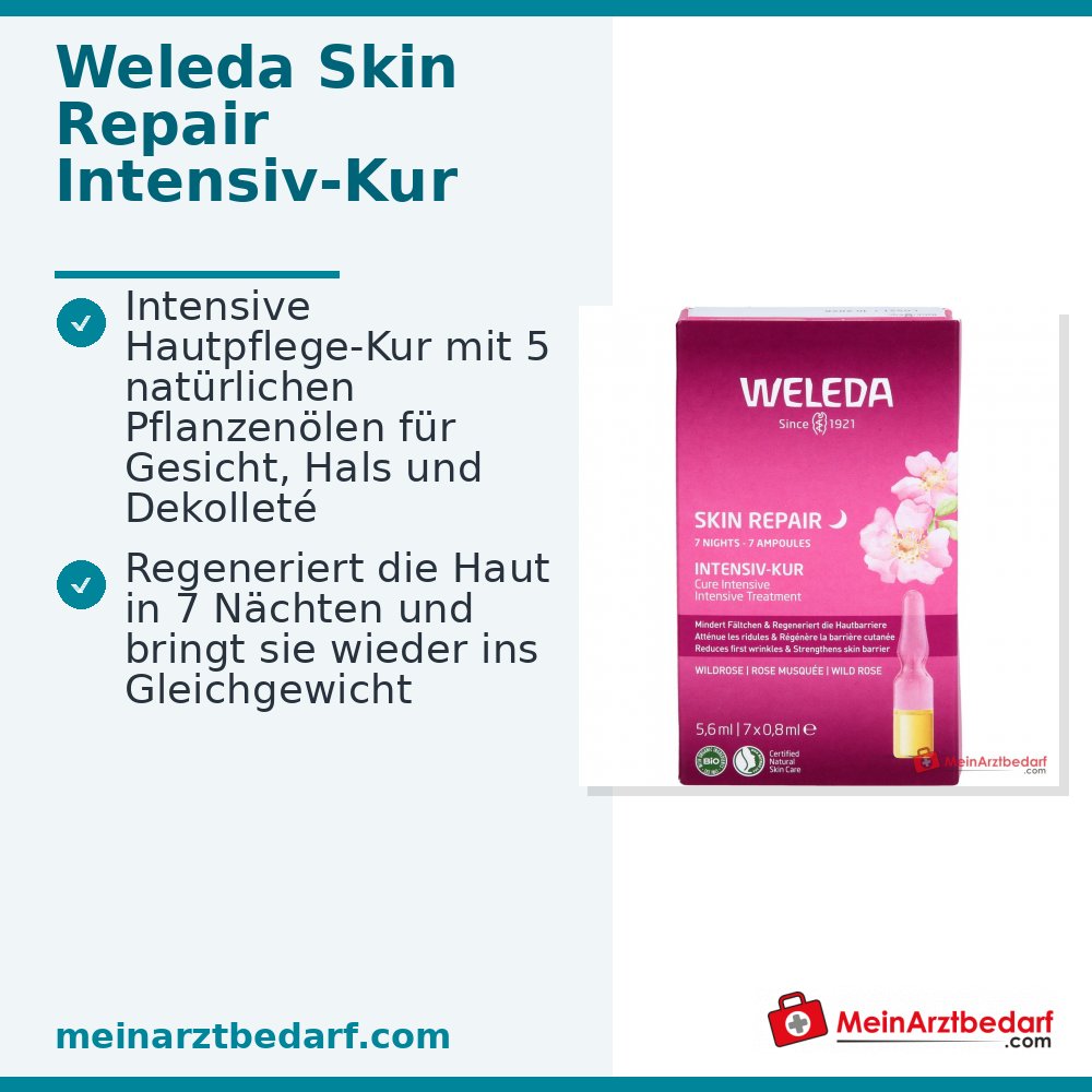 Weleda Skin Repair Intensiv-Kur Ampullen, 7 Stück (5,6 ml)