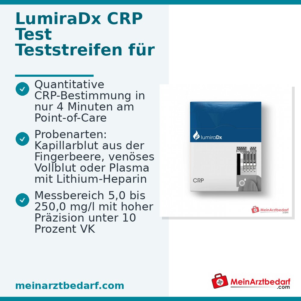 LumiraDx CRP Test, 24 Teststreifen