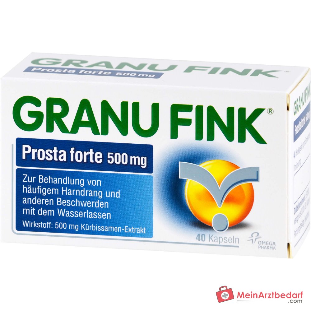 GRANU FINK Prosta forte 500 mg cápsulas, 140 ud.