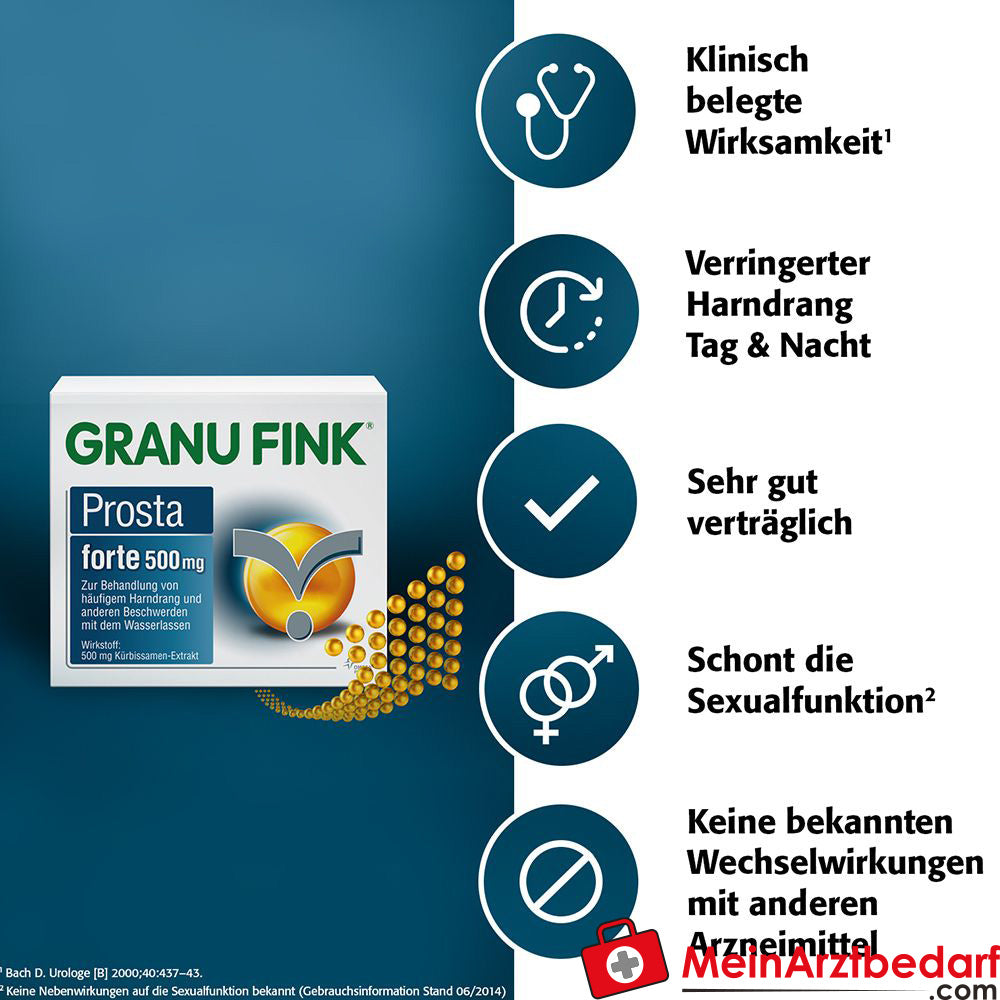 GRANU FINK Prosta forte 500 mg Kapseln