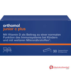 Orthomol junior C plus Direktgranulat Himbeer-Limette, 30 Beutel.