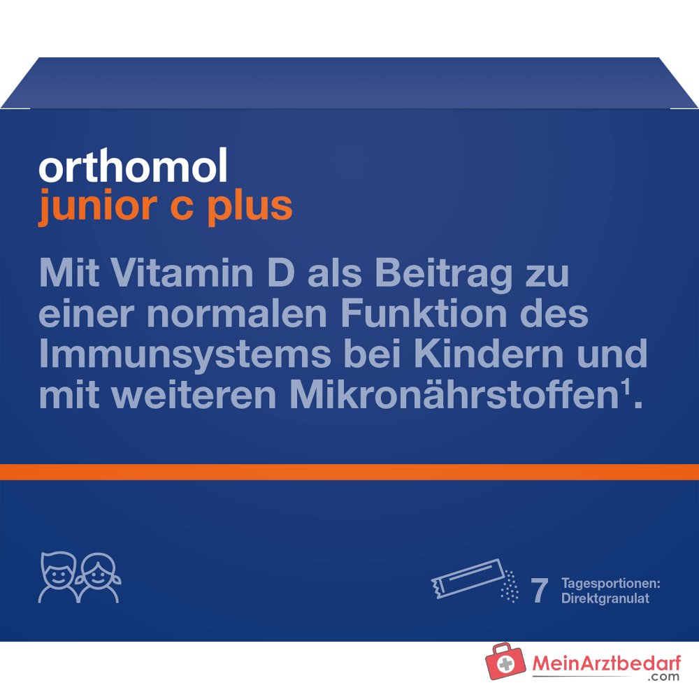 Orthomol junior C plus Direktgranulat, 7 Beutel.