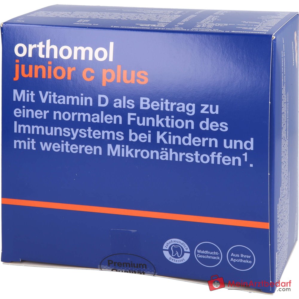 Orthomol junior C plus Kautabletten Waldfrucht, 30 Tagesportionen.