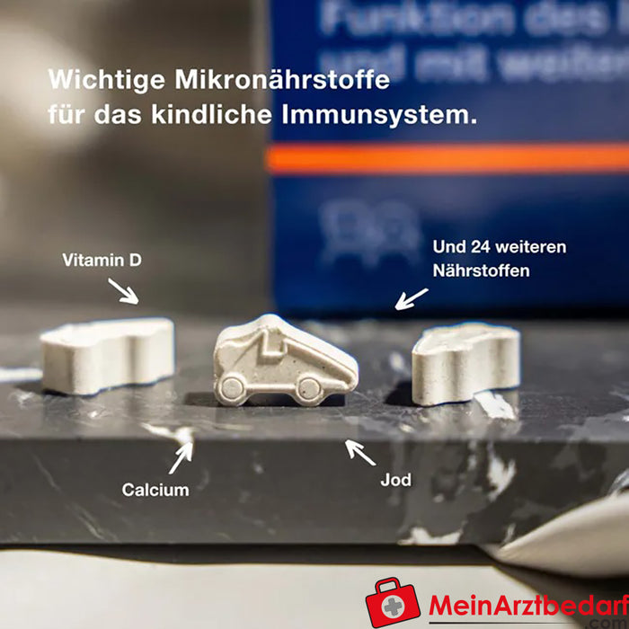 Orthomol junior C plus - mandarijn/sinaasappelsmaak - kauwtabletten, 30 st.