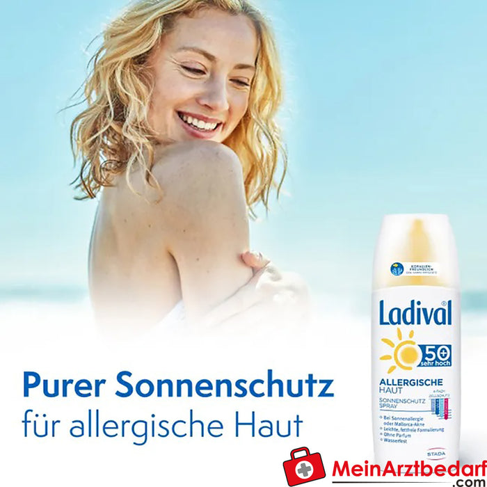 Ladival® 过敏皮肤防晒喷雾 SPF 50+，150 毫升