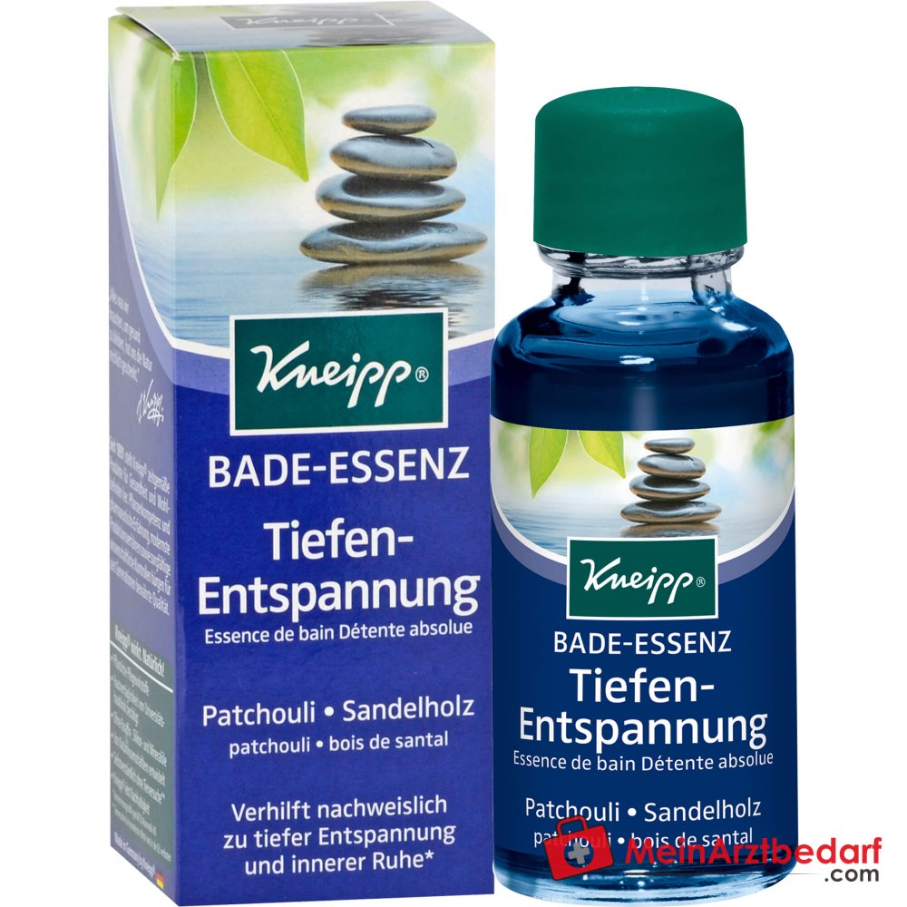 Kneipp Bade-Essenz Tiefenentspannung Patchouli und Sandelholz, 100 ml.