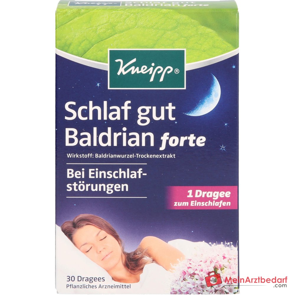 Kneipp Sleep Well Valerian forte 450 mg di radice di valeriana estratto secco compresse rivestite