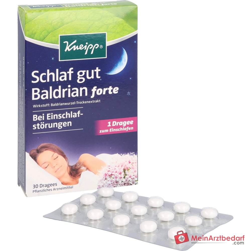 Kneipp Sleep Well Valerian forte 450 mg di radice di valeriana estratto secco compresse rivestite