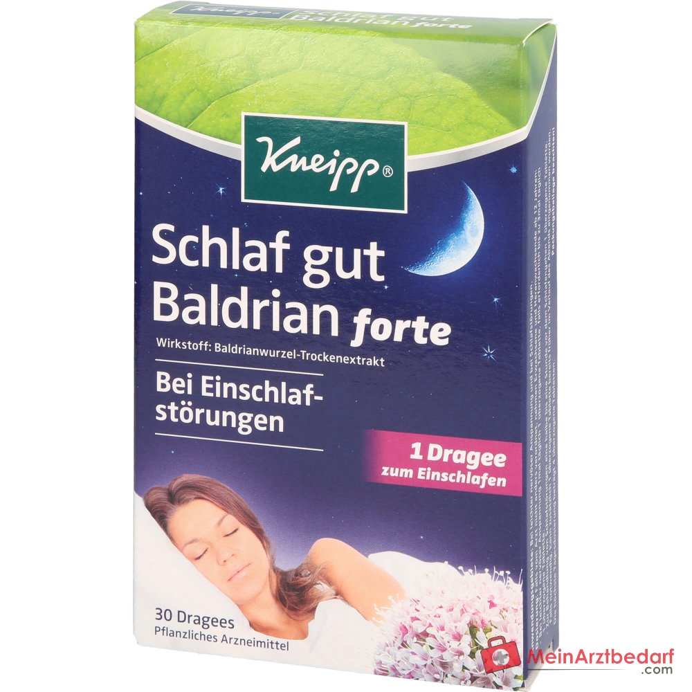 Kneipp Sleep Well Valerian forte 450 mg di radice di valeriana estratto secco compresse rivestite
