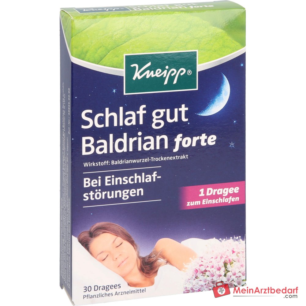 Kneipp Sleep Well Valerian forte 450 mg di radice di valeriana estratto secco compresse rivestite